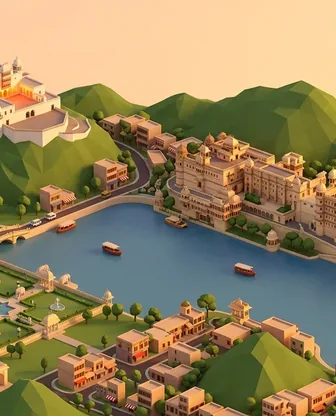 Illustration for 2 Days in Udaipur — Romance