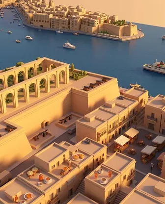 Illustration for 2 Days in Valletta — Food & Wine