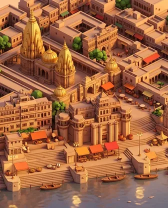 Illustration for 2 Days in Varanasi — Food & Wine