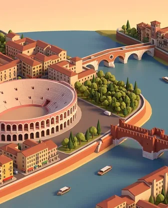 Illustration for 3 Days in Verona — Culture & History