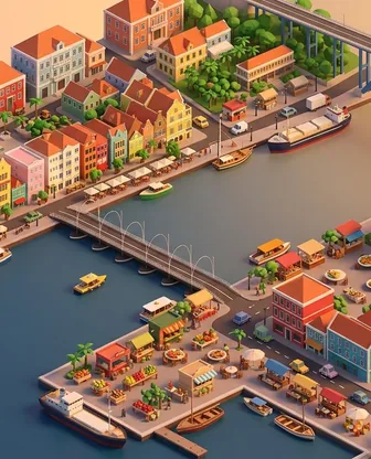 Illustration for 2 Days in Willemstad — Food & Wine